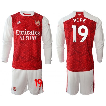 Arsenal Nicolas Pepe 19 Kind Thuistenue 2020-21 L/S Arsenal Nicolas Pepe 19 Kind Thuistenue 2020-21 L/S